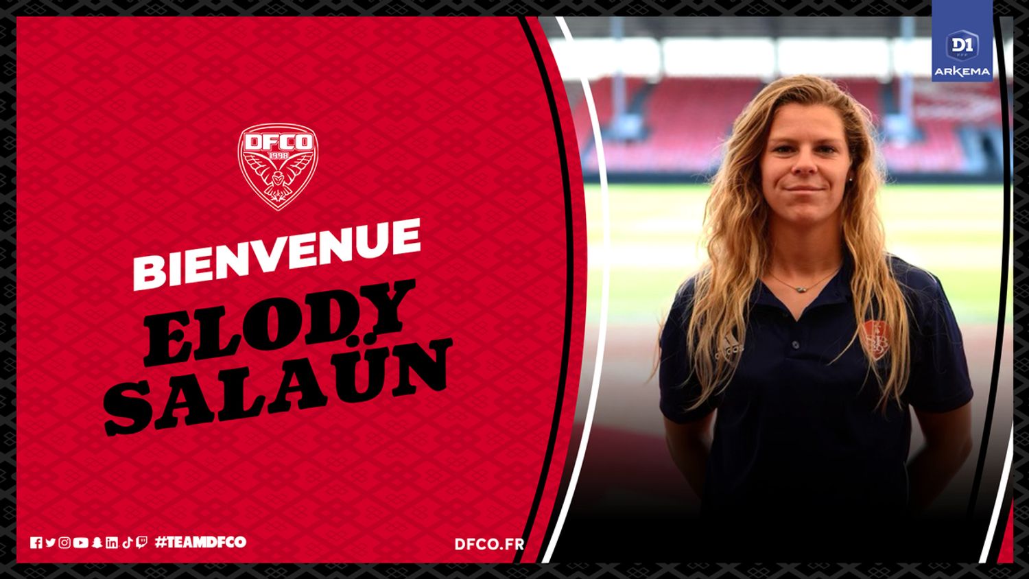 La défenseure Elody Salaün est la nouvelle recrue du DFCO féminin